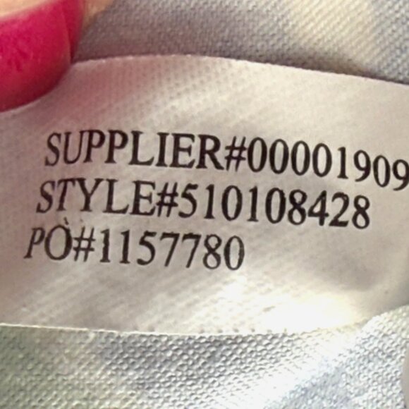 Chaps Ralph Lauren Blue Ivory Green Floral Fit & Flare Dress Women’s Size 4 - Picture 8 of 8